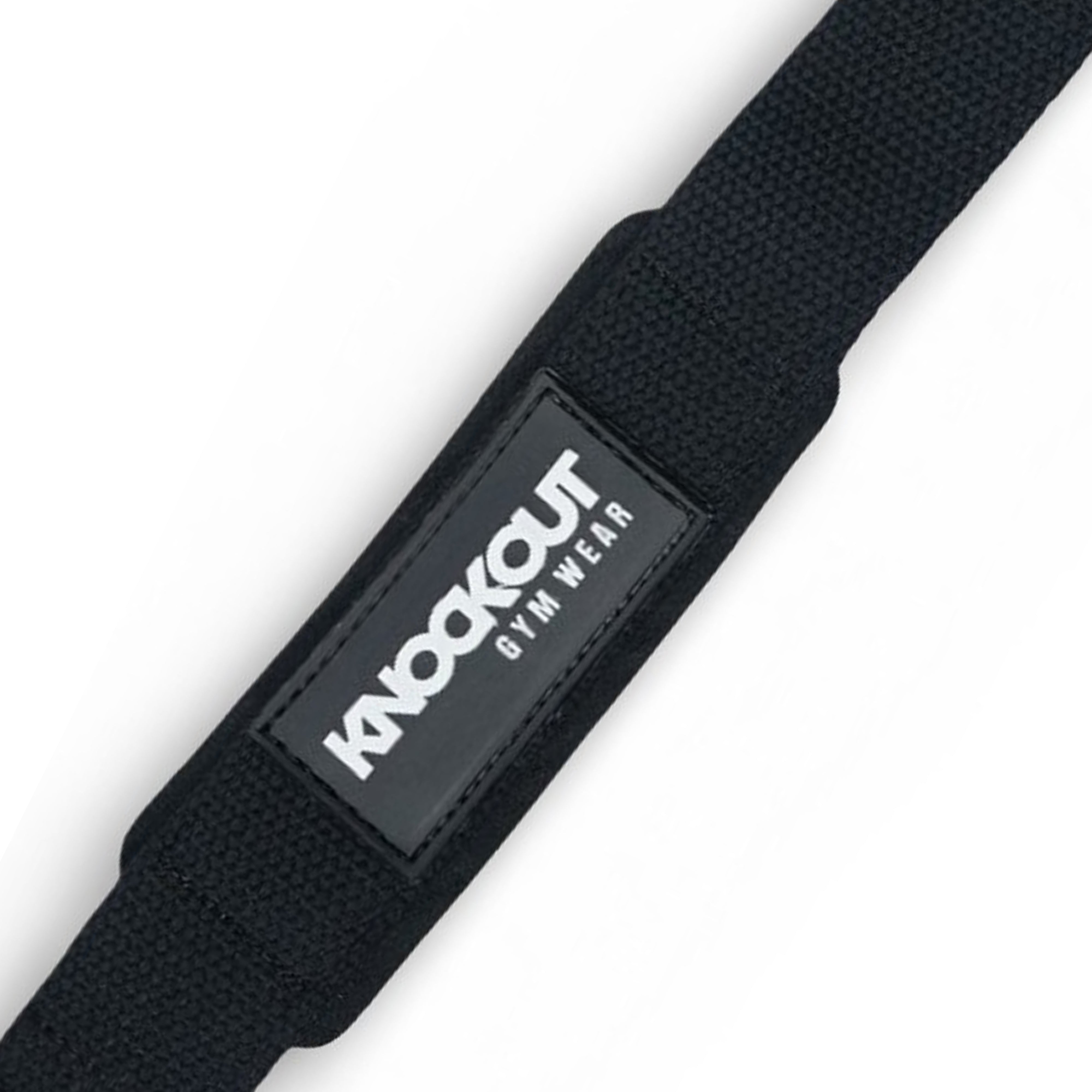 Knockout Black & White Lifting Straps