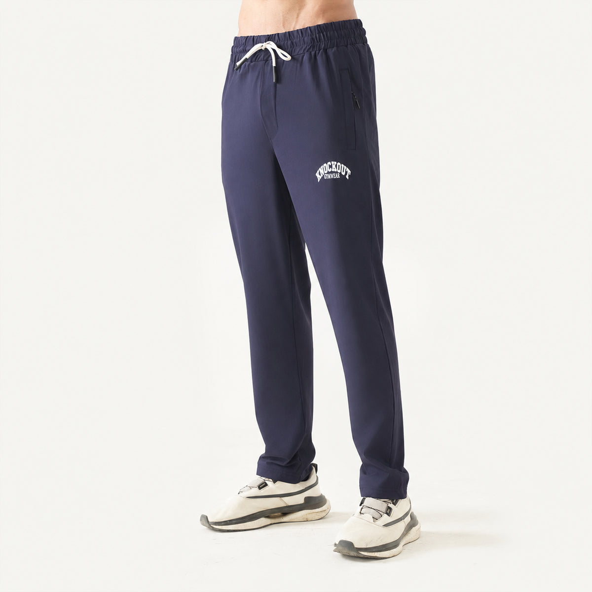 Knockout Textured Trouser – Navy
