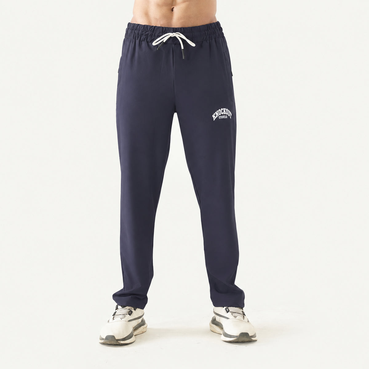 Knockout Textured Trouser – Navy