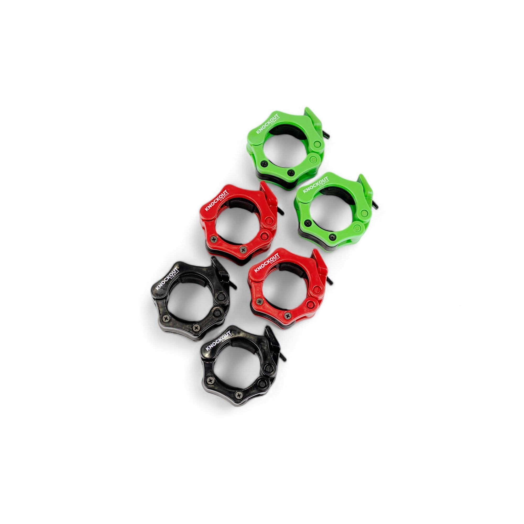 Secure your weights with the best Barbell Collars from Knockout Gym Wear. Our collars ensure safety and stability for effective barbell workouts.