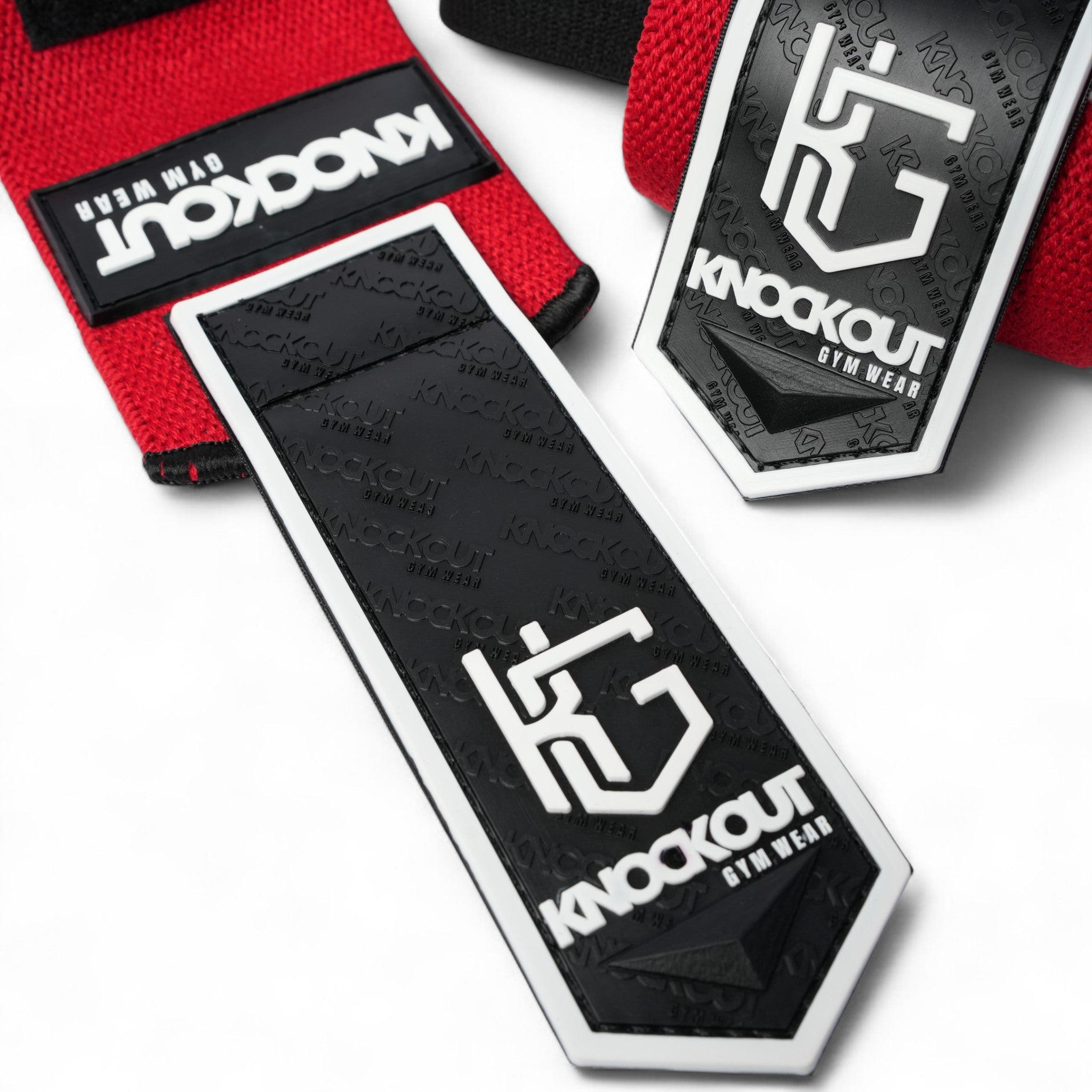 Knockout 20-In Wrist Wrap- Black Red