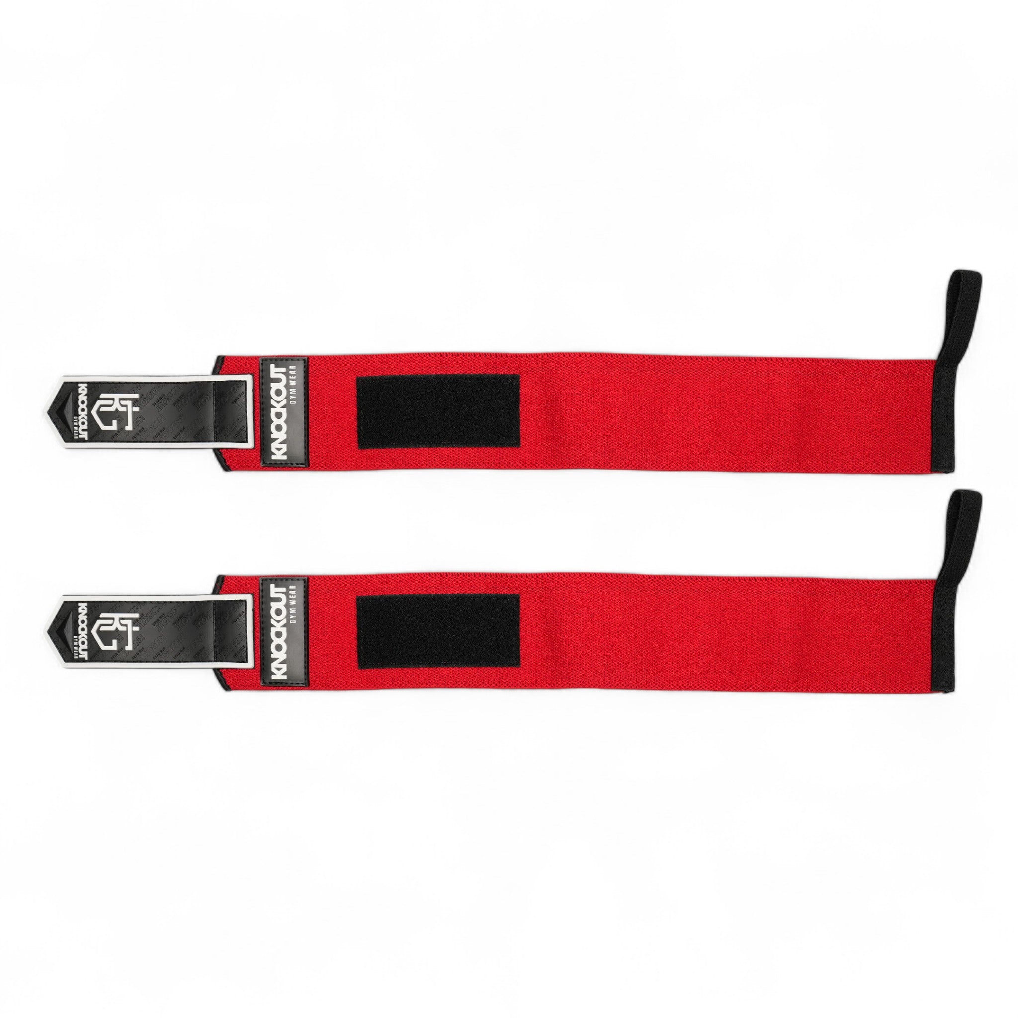 Knockout 20-In Wrist Wrap- Black Red