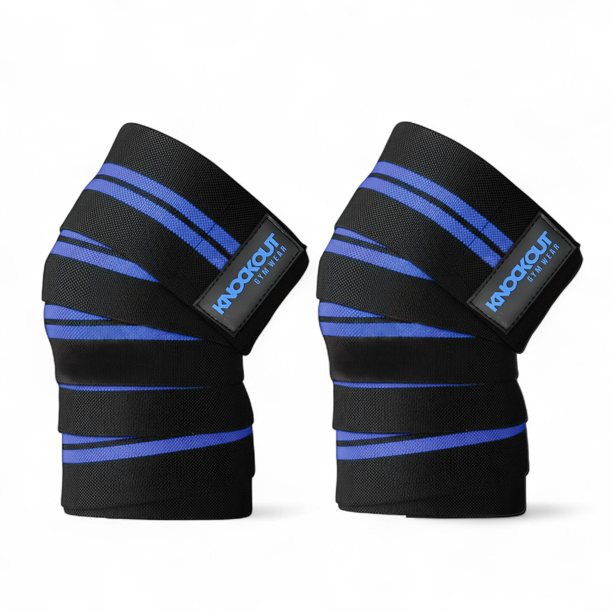 Knockout 78In Knee Wraps - Blue