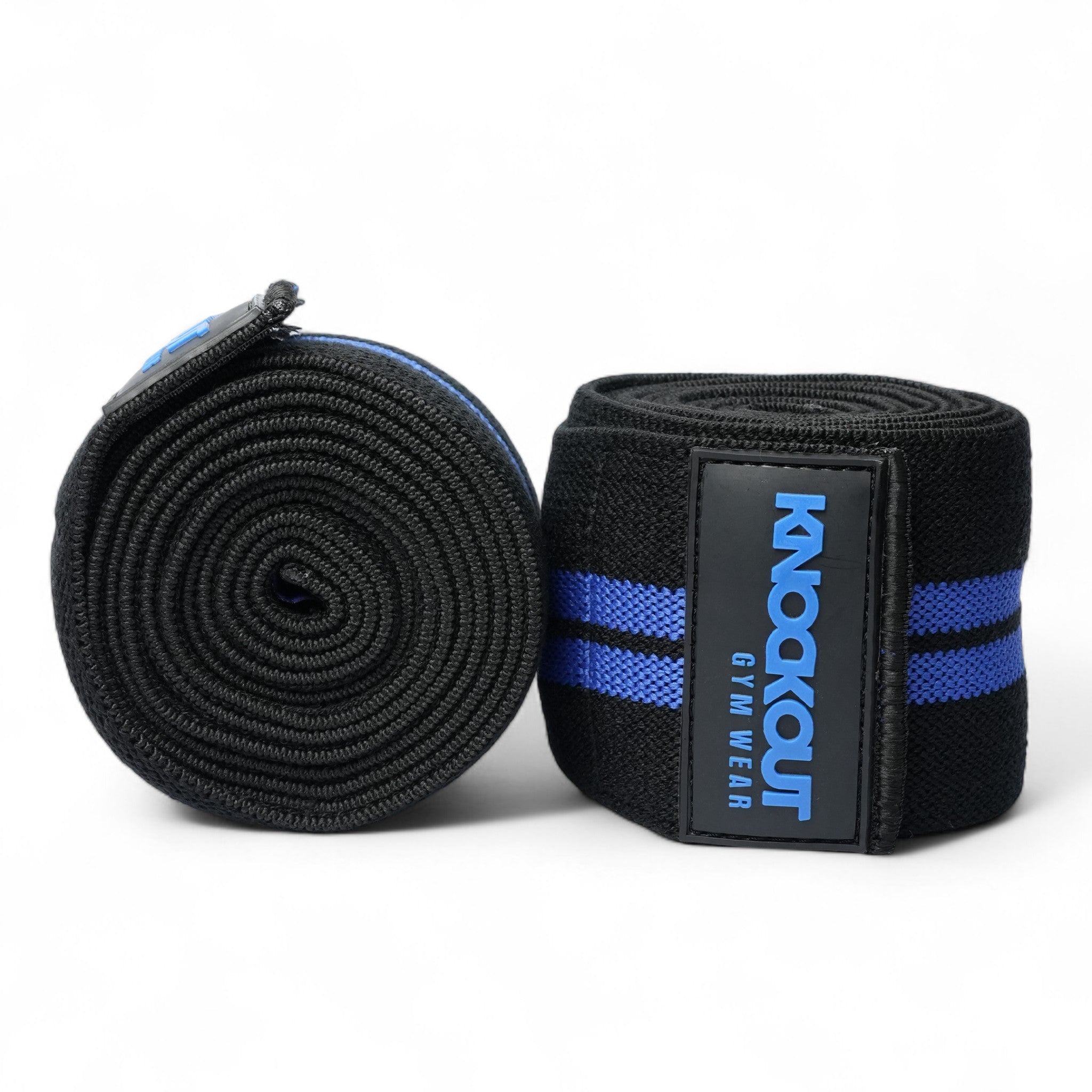 Knockout 78In Knee Wraps - Blue