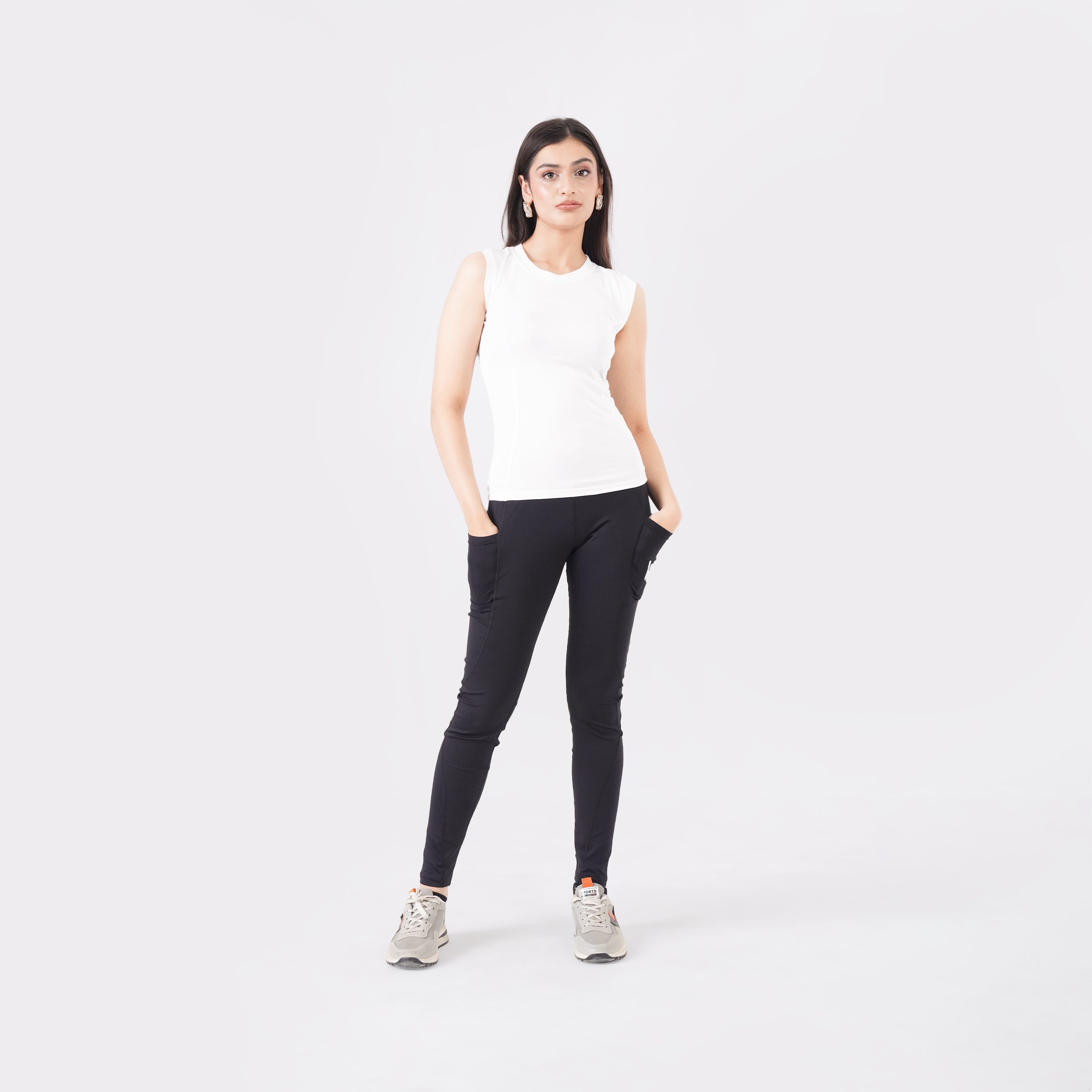 knockout Women Tank Top - White