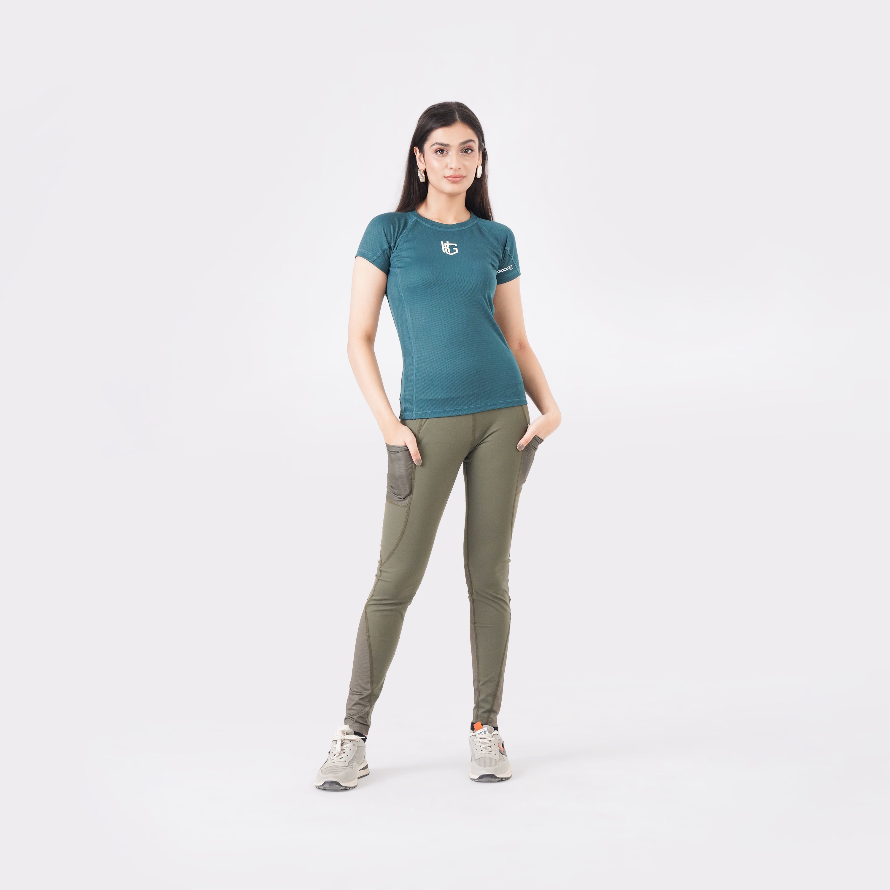 Knockout Green FlexFit Active Leggings