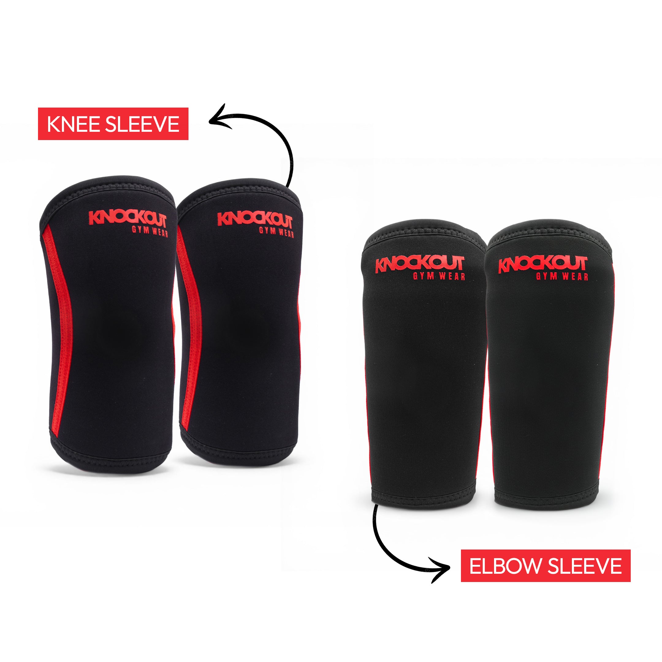Knockout Bundle 2 in 1 Knee Sleeve and Elbow Sleeve