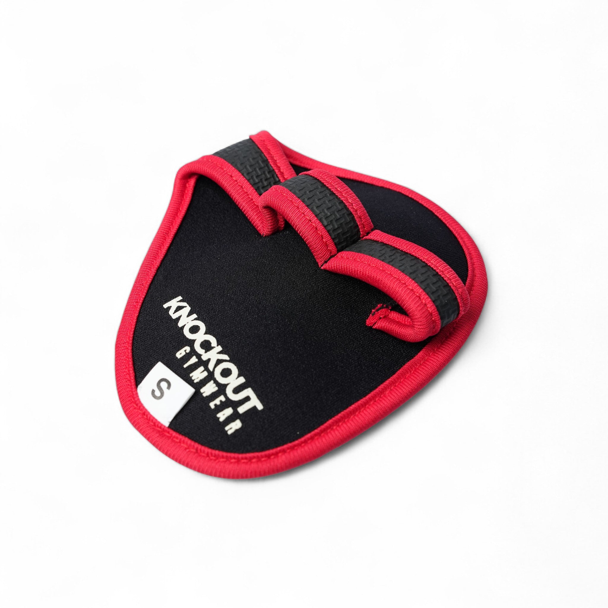 KO Weight Lifting Grip Pad - Red and White