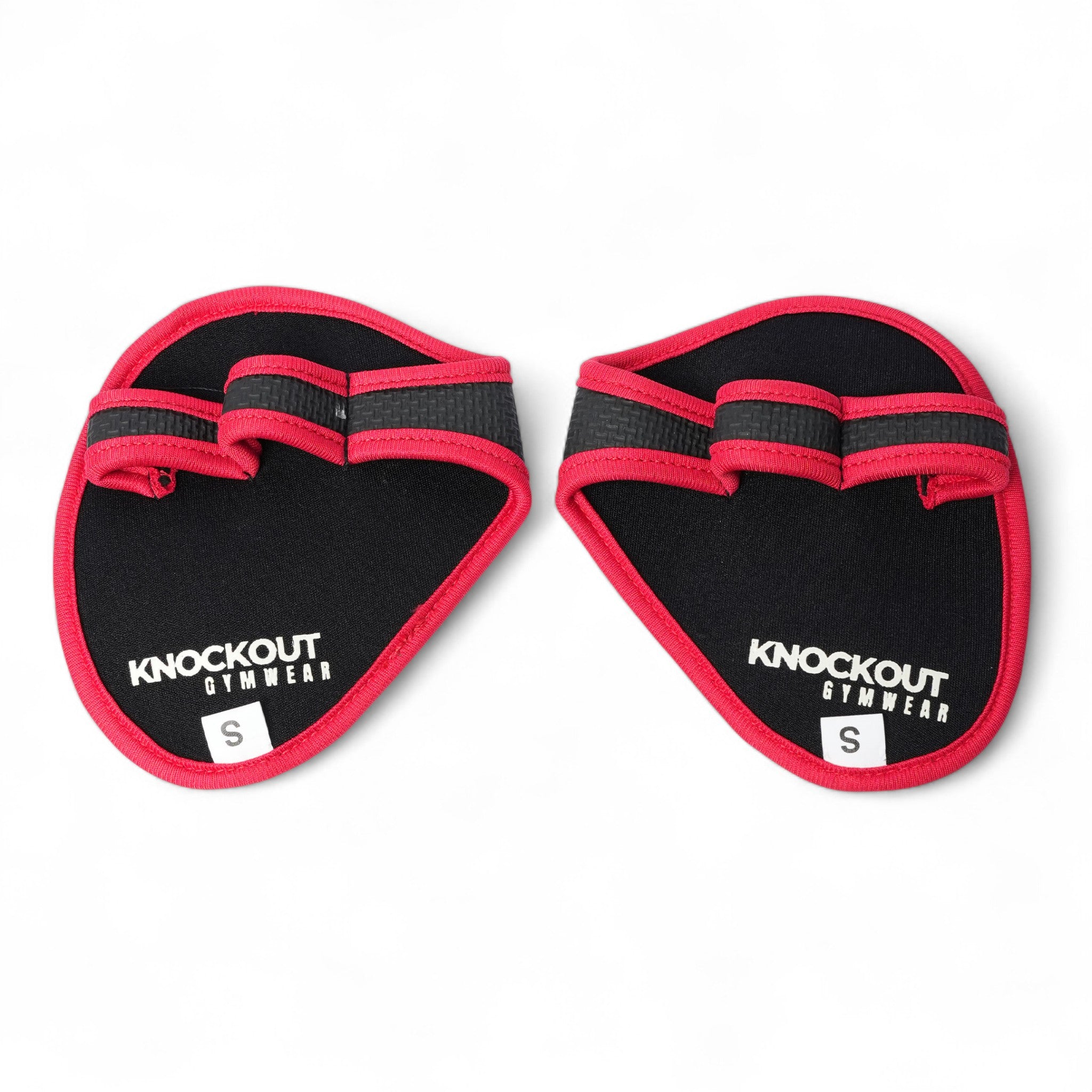 KO Weight Lifting Grip Pad - Red and White