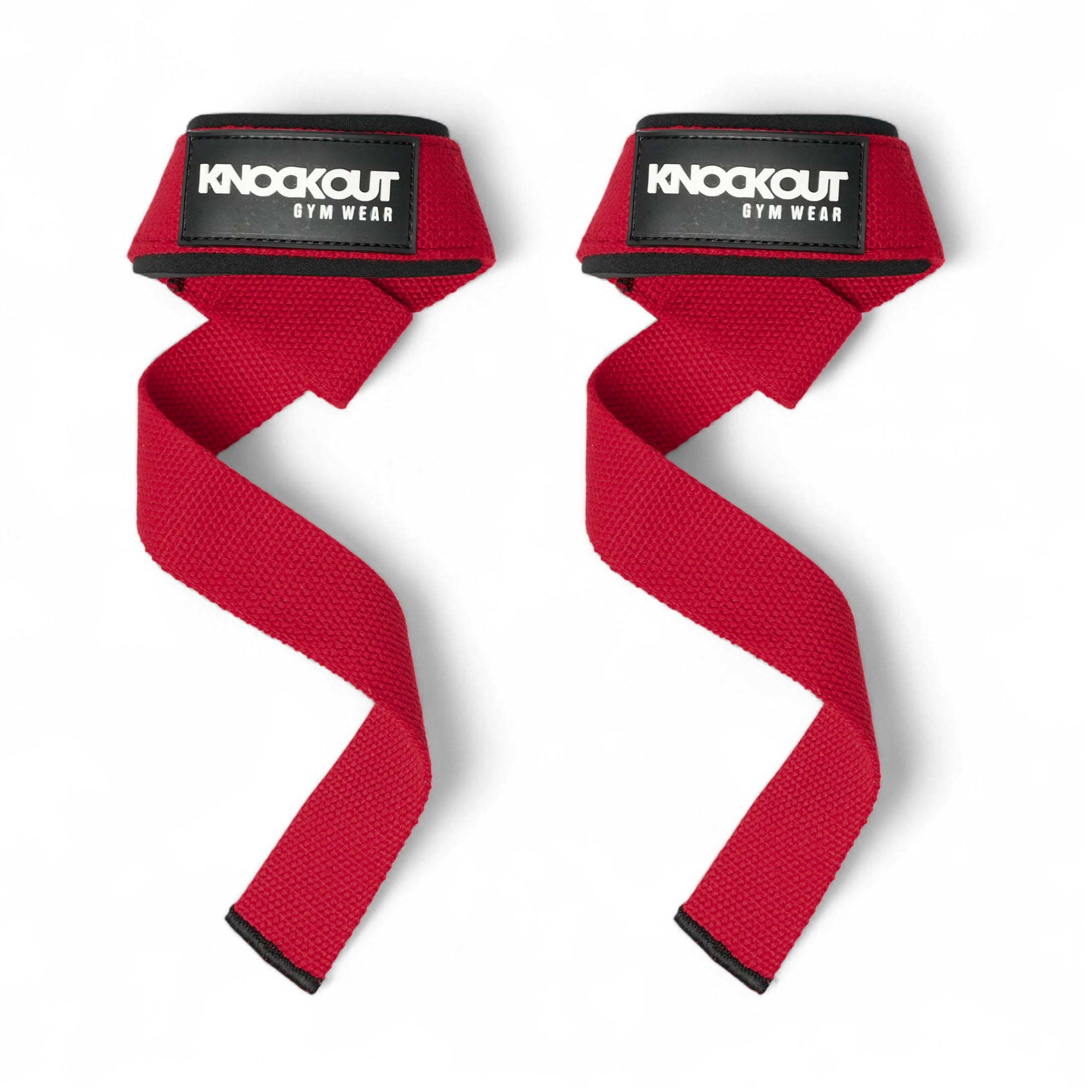 Knockout Red Lifting Straps