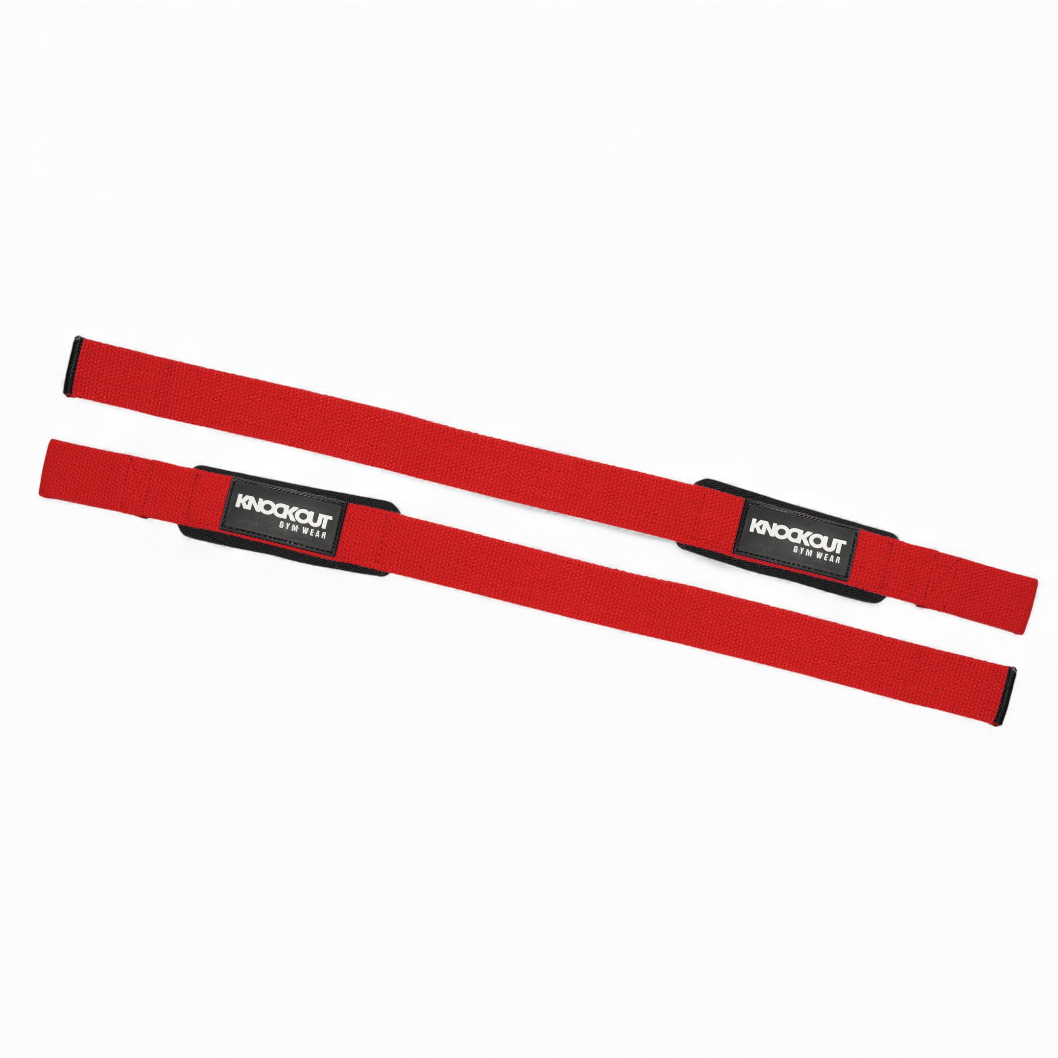 Knockout Red Lifting Straps