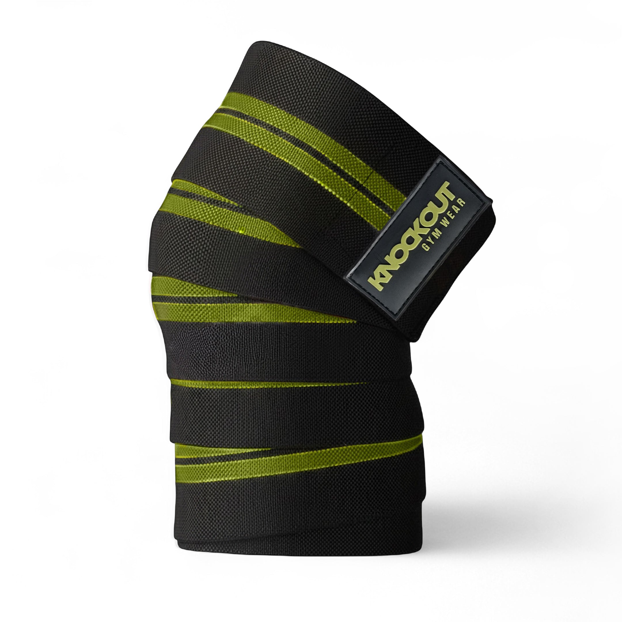 Knockout 78In Knee Wraps - Olive