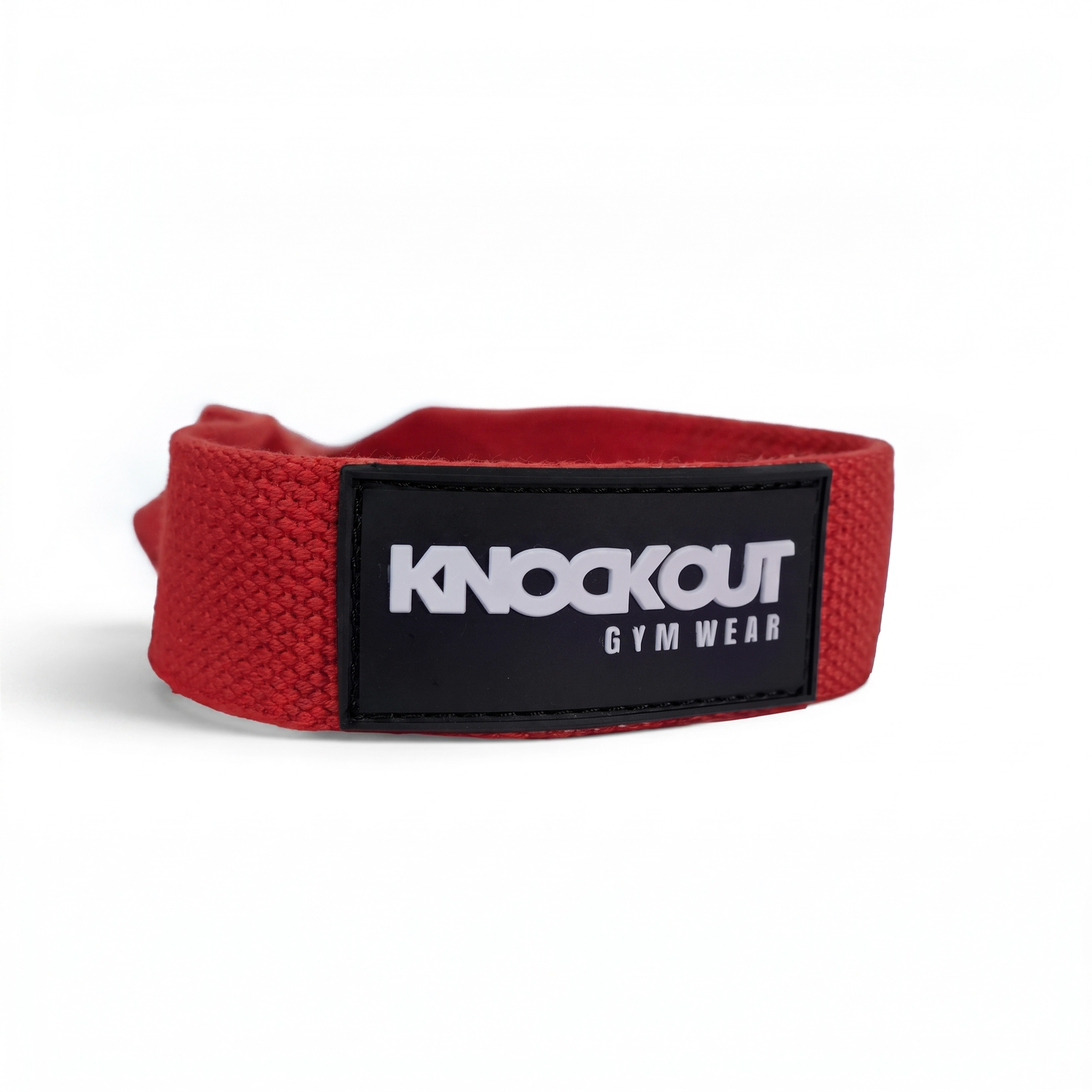 knockout-red-olympic-weight-lifting-straps