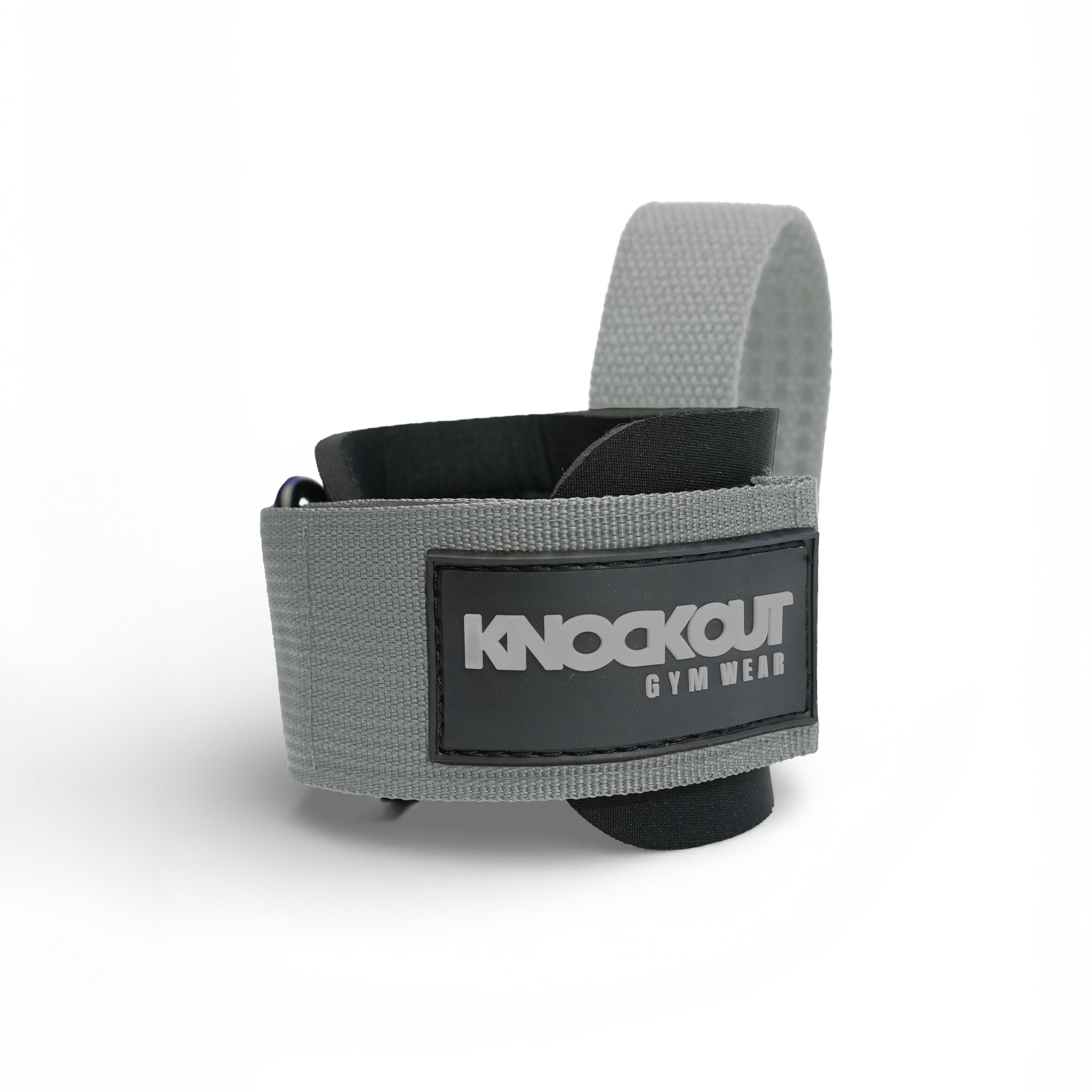 Knockout PowerLock Lifting Straps - Gray