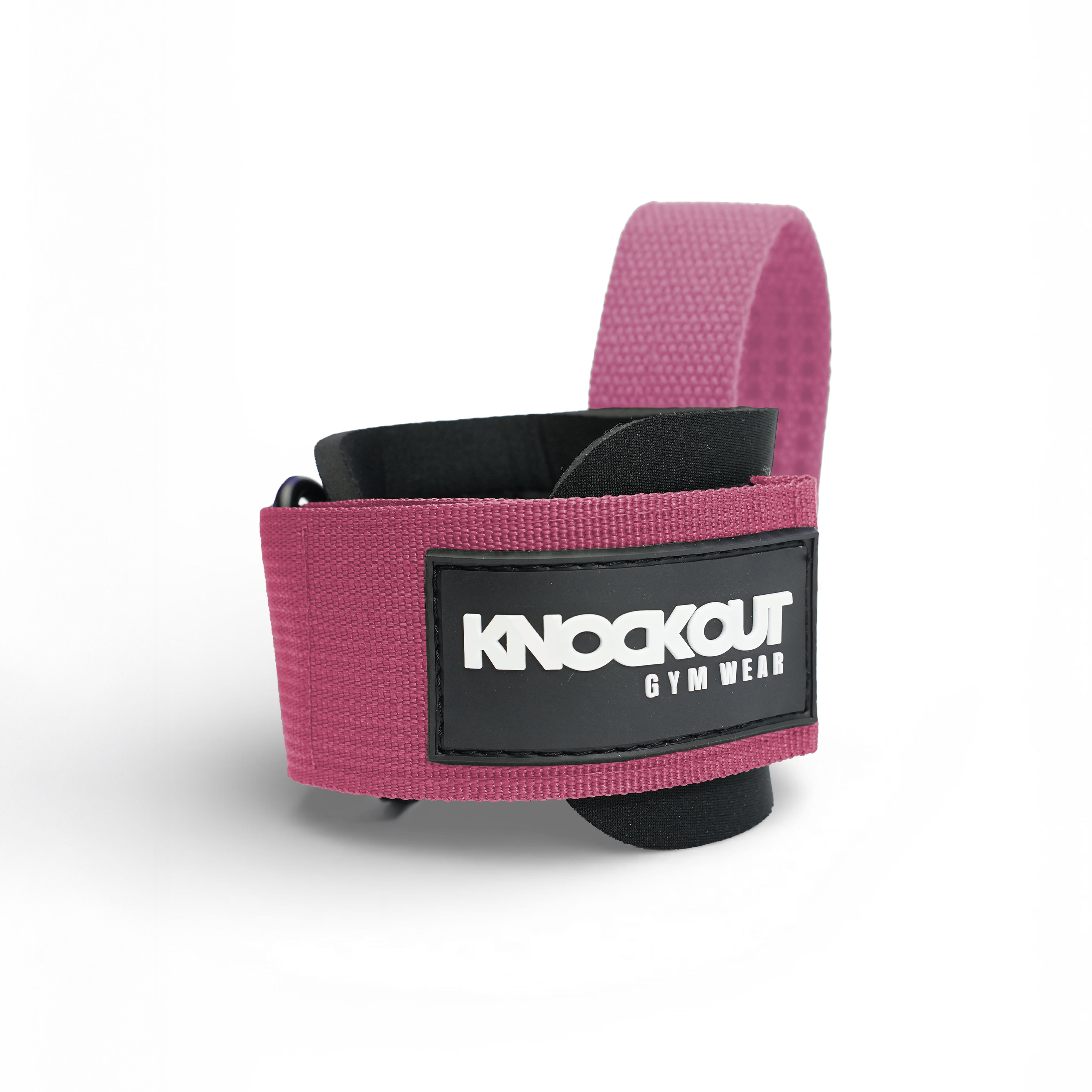 Knockout PowerLock Lifting Straps - Pink