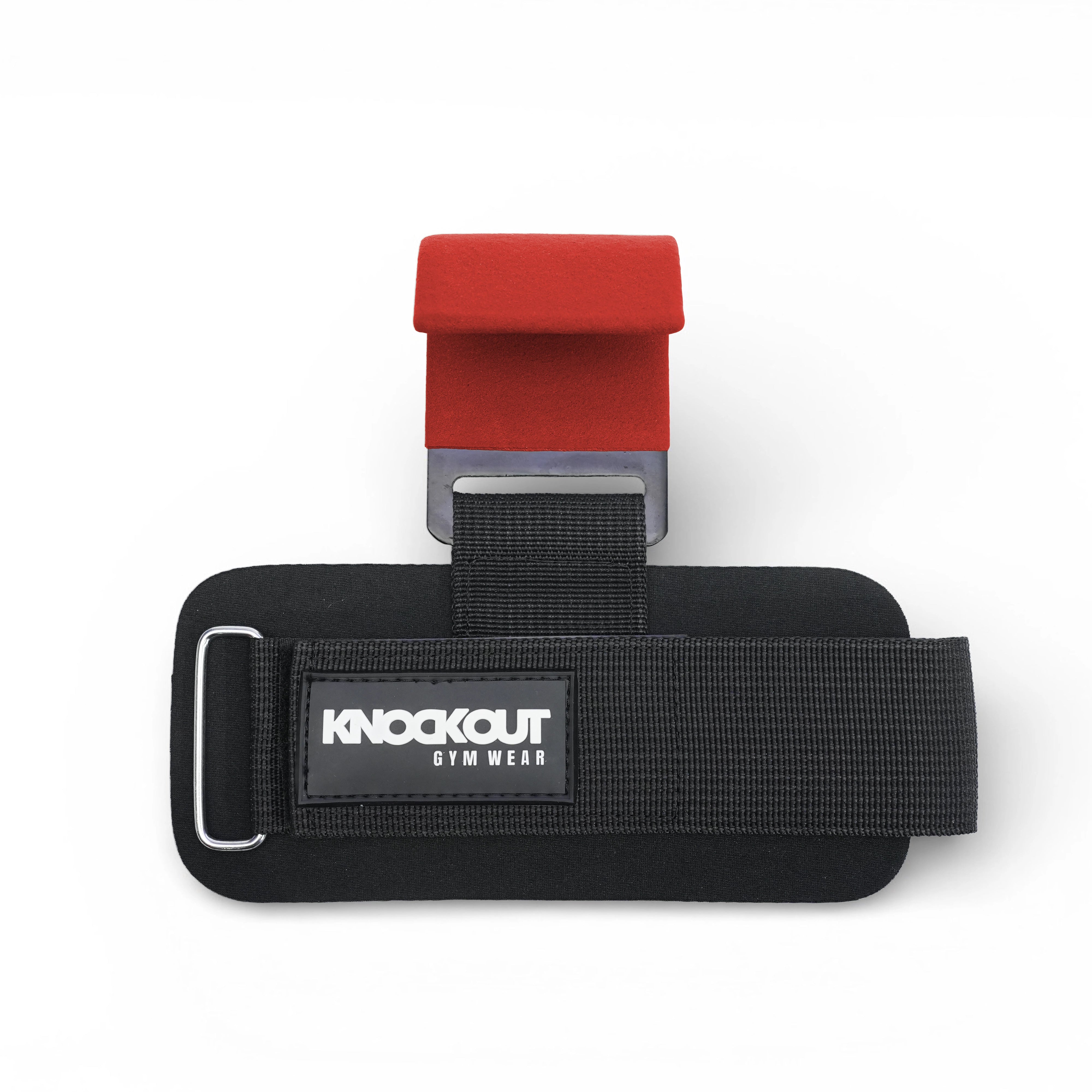 Weight Lifting Hook Straps Red