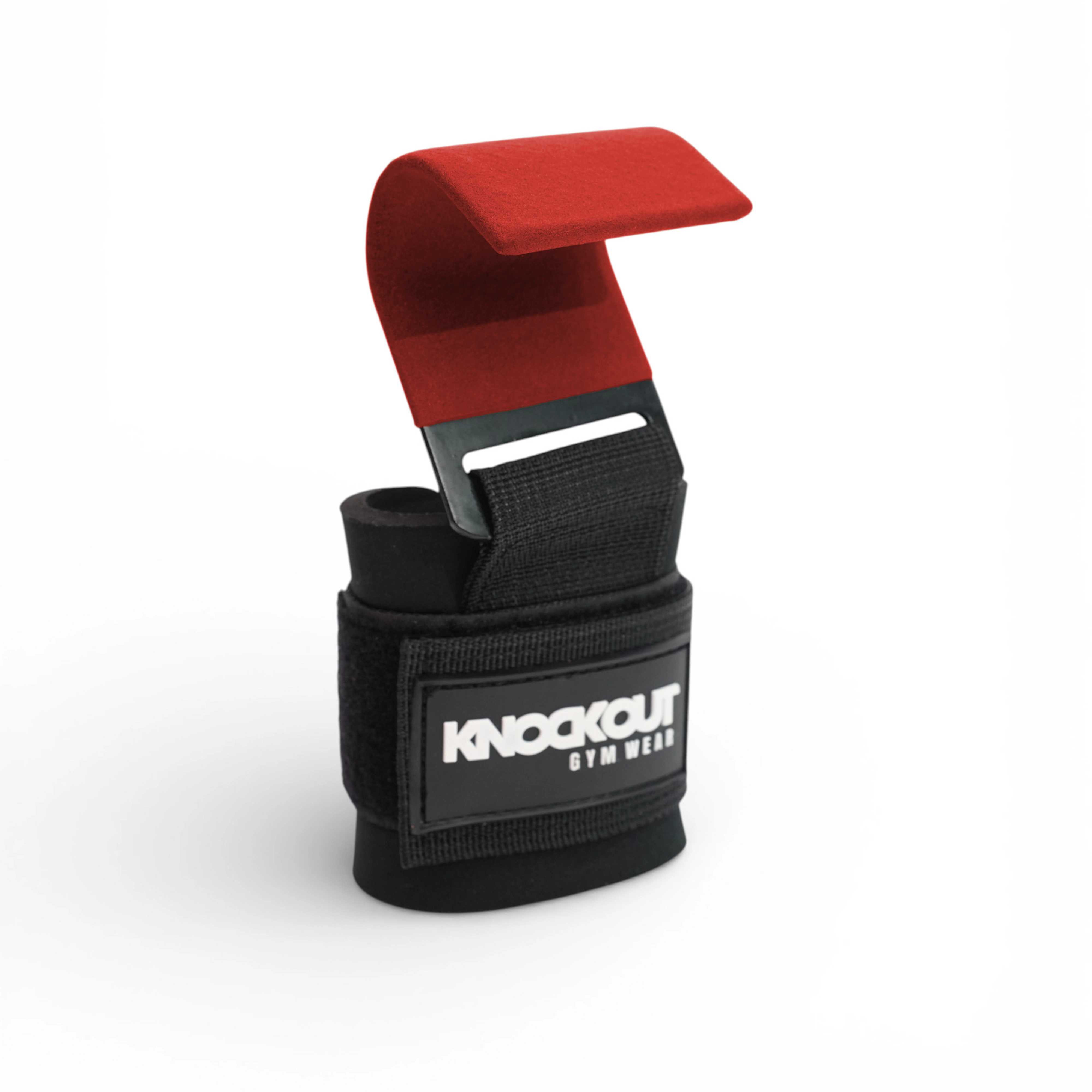 Weight Lifting Hook Straps Red