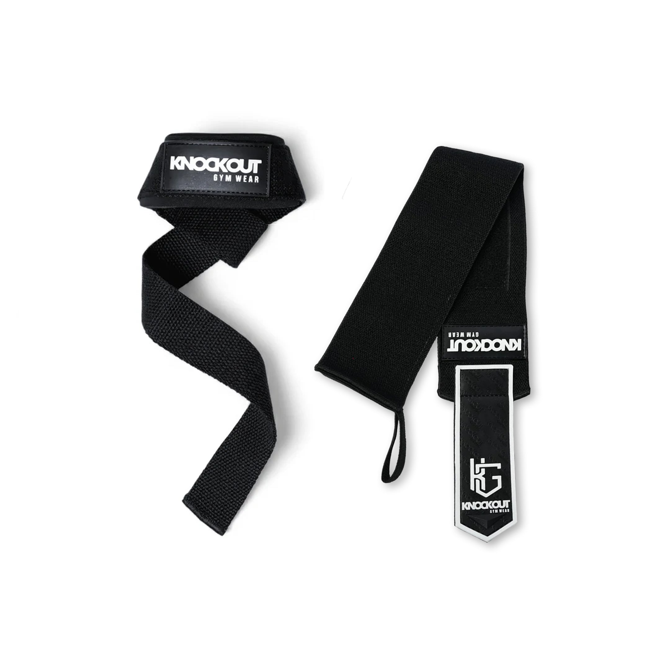 Knockout Bundle 2 in 1 Lifting Strap and wrist wrap