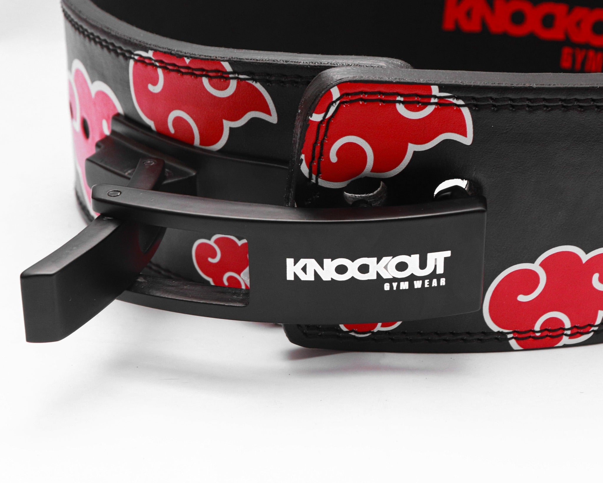 KG Printed Weightlifting Belt Akatsuki Edition - Knockoutgymwear