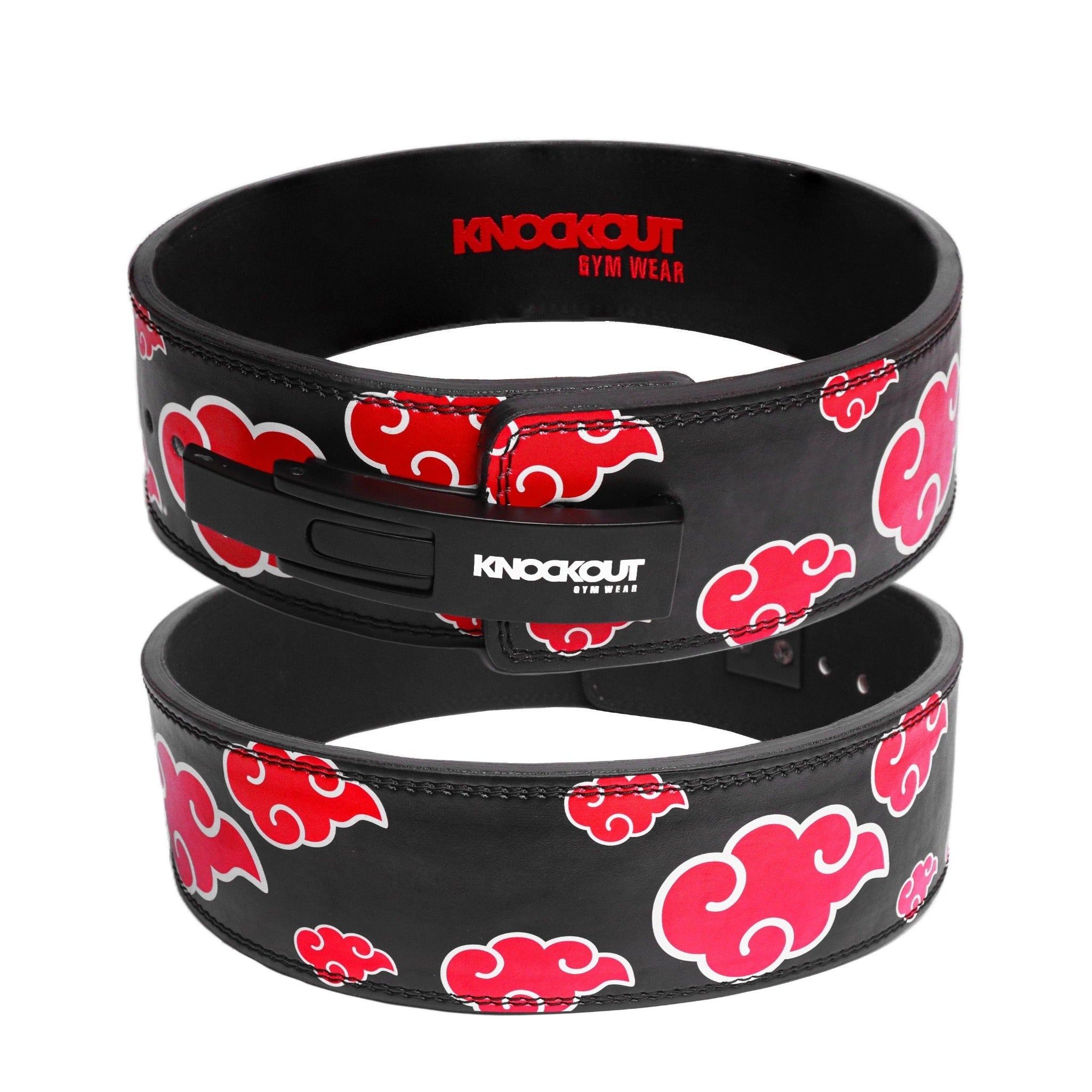 KG Printed Weightlifting Belt Akatsuki Edition - Knockoutgymwear