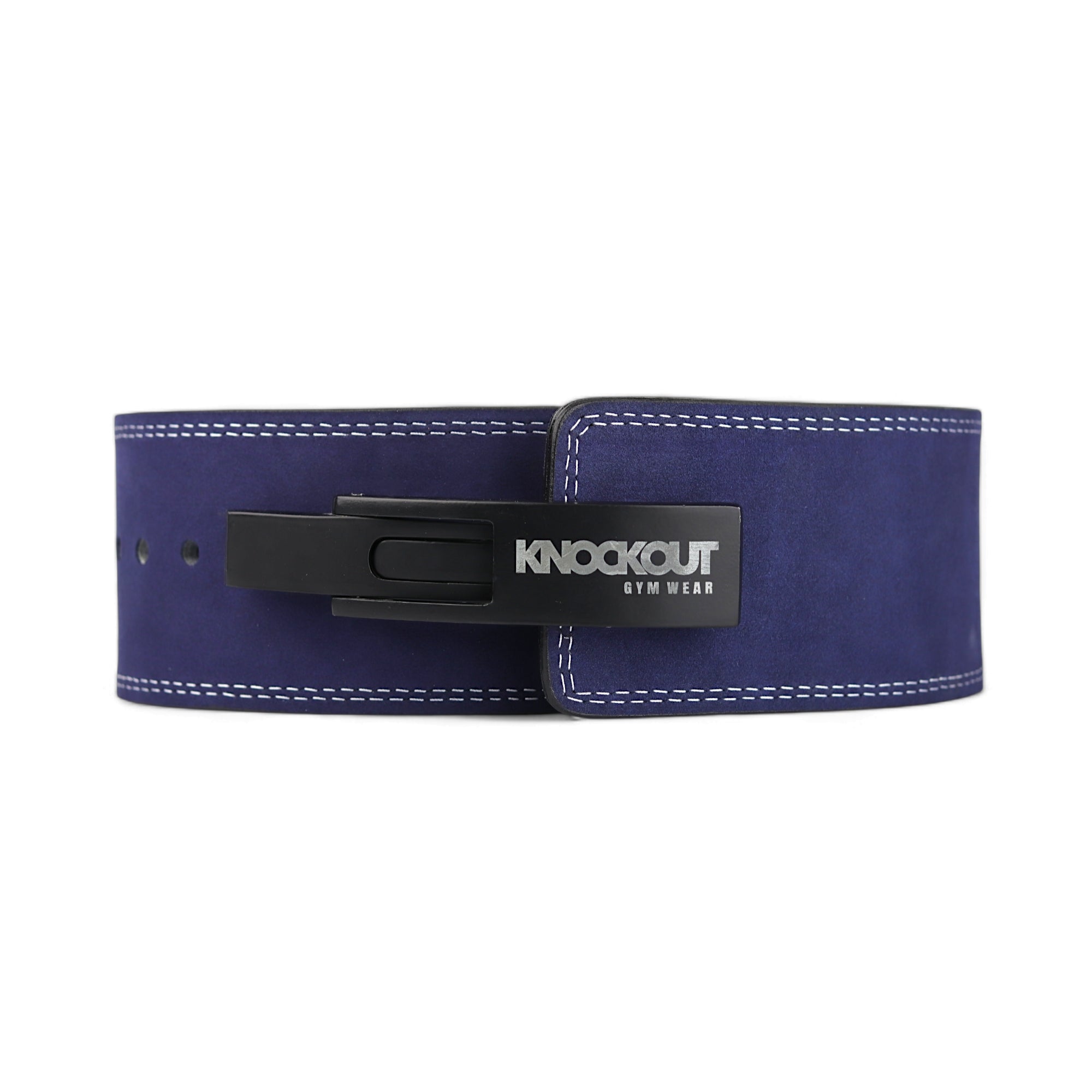 Knockout Blue Lever Weightlifting Belt - 10mm - Knockoutgymwear