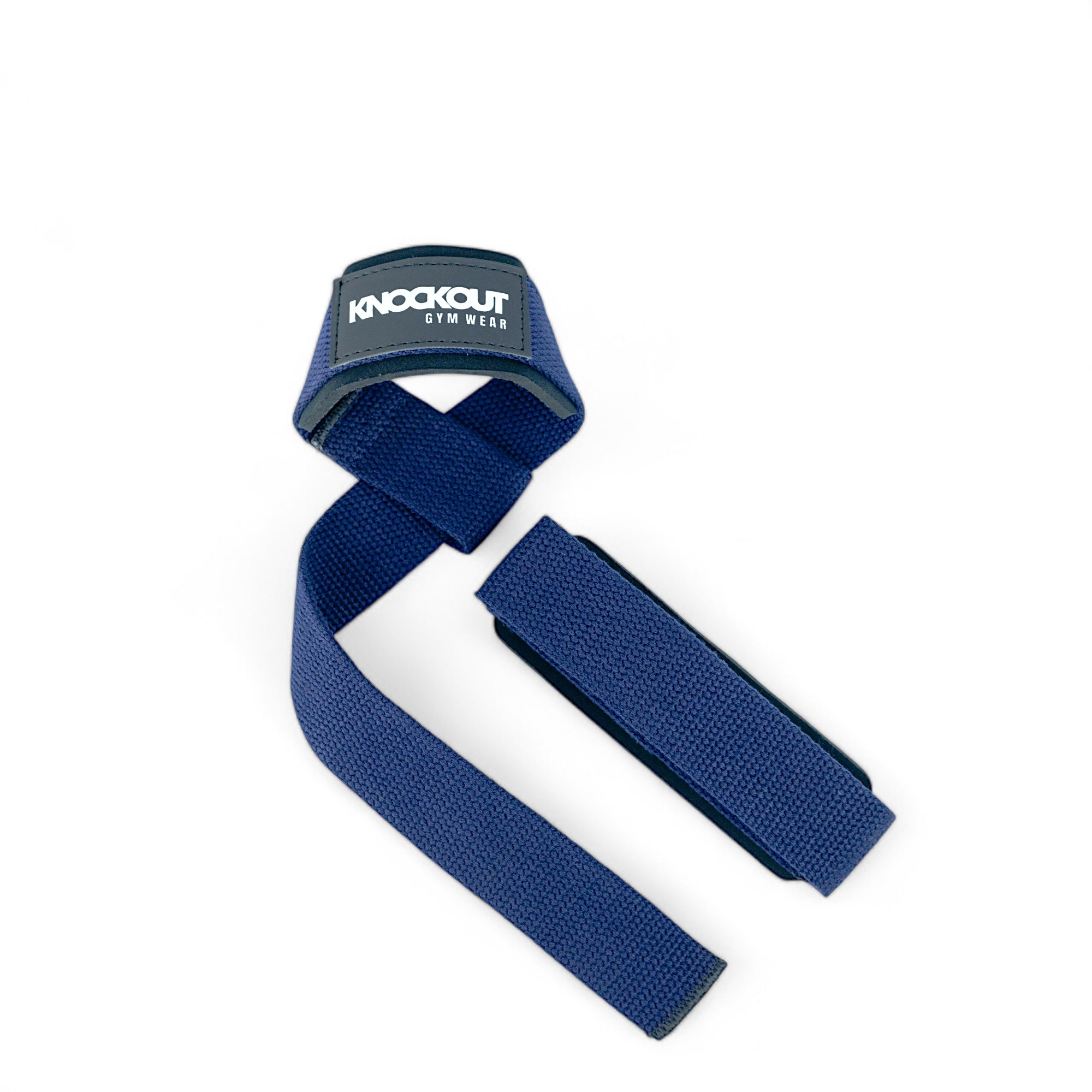 Knockout Blue Lifting Straps - Knockoutgymwear