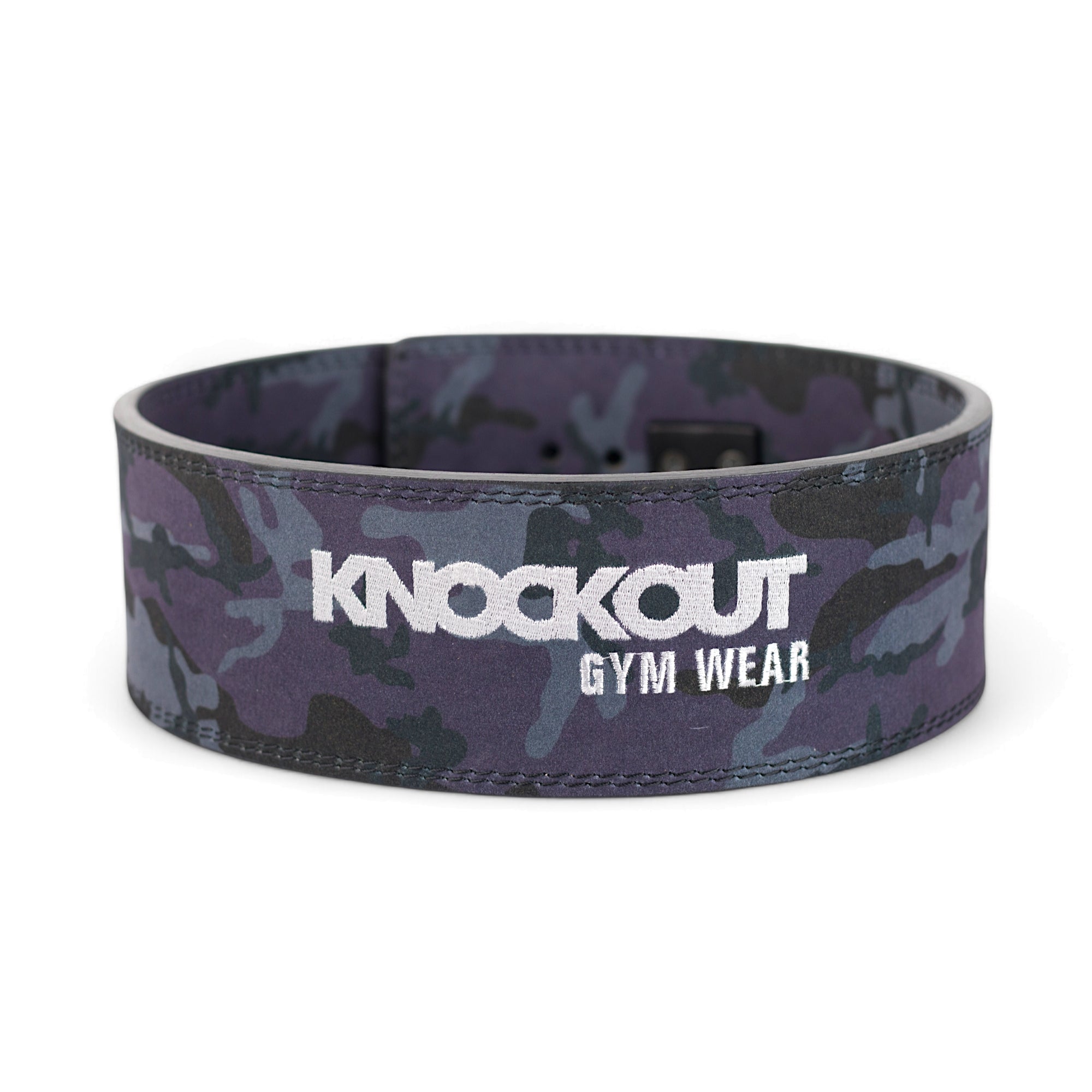 Knockout Camo Lever Weightlifting Belt - 10mm - Knockoutgymwear
