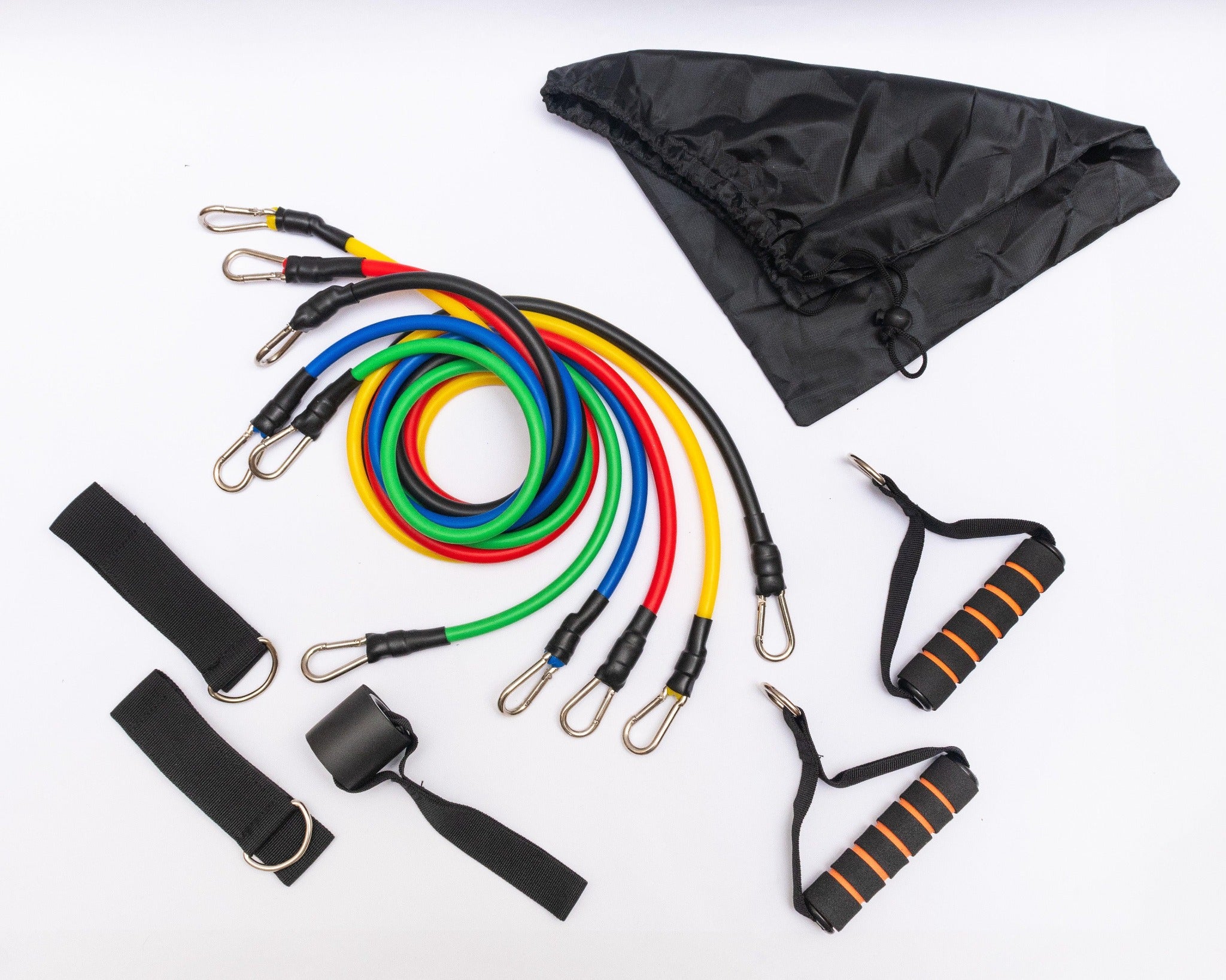 Explore our versatile Resistance Band Set, perfect for home or gym workouts. Enhance strength, flexibility, and endurance with our durable bands.